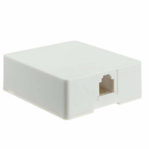 Cable Wholesale 2 Port Keystone Wall Plate, Single Gang - Beige 301-2K